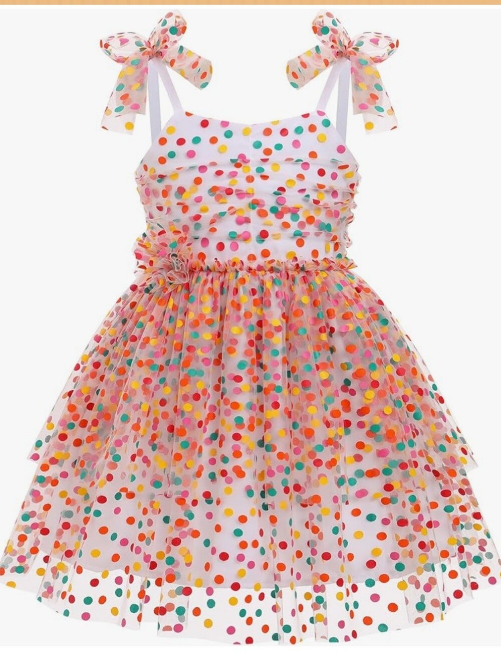 Color Dots Party Dress